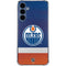 NHL Edmonton Oilers Jersey Galaxy A55 5G Clear Case