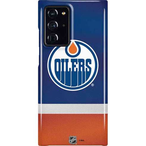 NHL Edmonton Oilers Jersey Galaxy Cases
