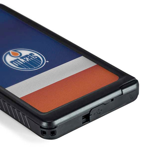 NHL Edmonton Oilers Jersey Galaxy S24 Ultra Waterproof Case