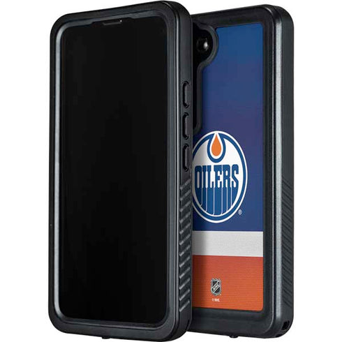 NHL Edmonton Oilers Jersey Galaxy S24 Waterproof Case
