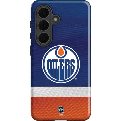 NHL Edmonton Oilers Jersey Galaxy S26 Plus Impact Case