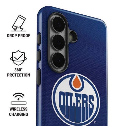 NHL Edmonton Oilers Jersey Galaxy S26 Plus Impact Case