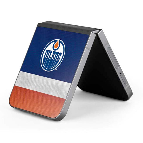 NHL Edmonton Oilers Jersey Galaxy Z Flip6 Skin
