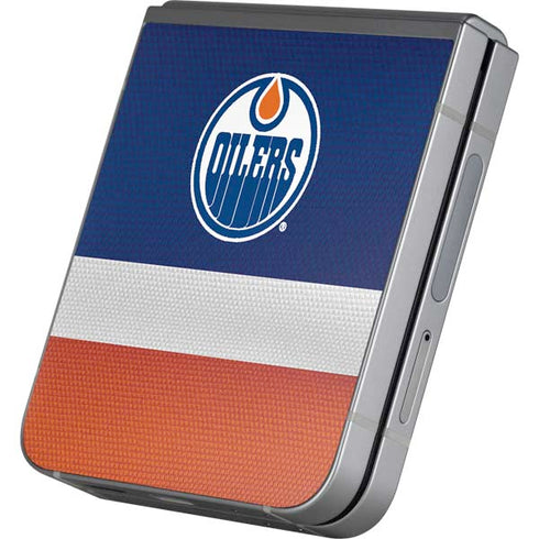 NHL Edmonton Oilers Jersey Galaxy Z Flip6 Skin