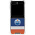 NHL Edmonton Oilers Jersey Galaxy Z Flip6 Clear Case