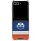 NHL Edmonton Oilers Jersey Galaxy Z Flip7 Clear Case