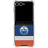 NHL Edmonton Oilers Jersey Galaxy Z Flip7 Clear Case