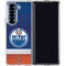 NHL Edmonton Oilers Jersey Galaxy Z Fold7 Clear Case