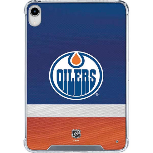 NHL Edmonton Oilers Jersey iPad 11th Gen (2025) Clear Case