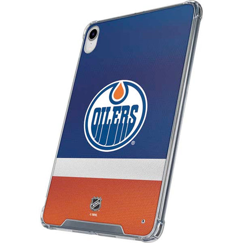NHL Edmonton Oilers Jersey iPad 11th Gen (2025) Clear Case