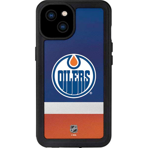 NHL Edmonton Oilers Jersey iPhone 15 Plus Waterproof Case