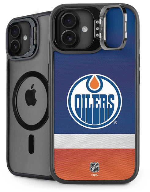 NHL Edmonton Oilers Jersey iPhone 16 Kickstand Case