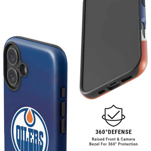 NHL Edmonton Oilers Jersey iPhone 16 Magsafe Impact Case