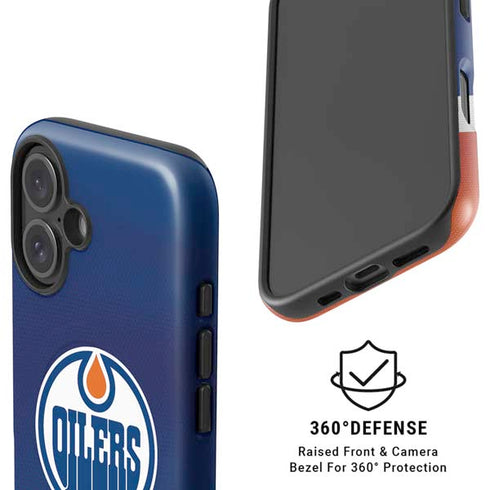NHL Edmonton Oilers Jersey iPhone 16 Plus Magsafe Impact Case