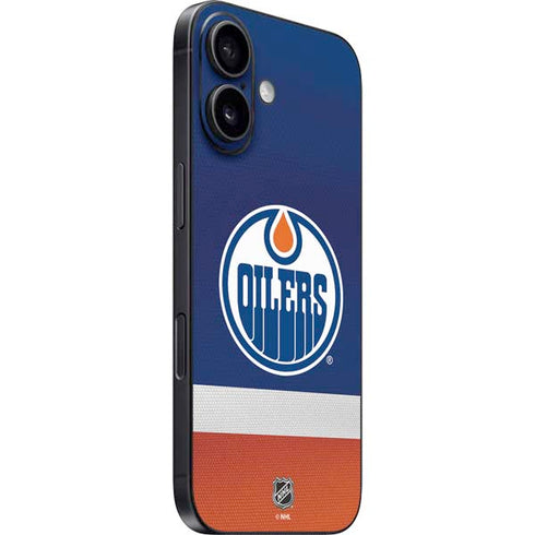 NHL Edmonton Oilers Jersey iPhone 16 Plus Skin