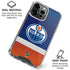 NHL Edmonton Oilers Jersey iPhone 16 Pro Max Clear Case