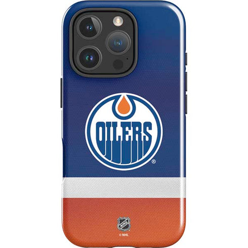 NHL Edmonton Oilers Jersey iPhone 16 Pro Max Impact Case