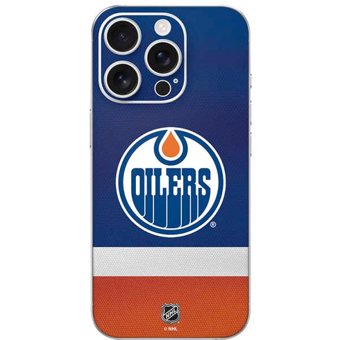 NHL Edmonton Oilers Jersey iPhone 16 Pro Skin