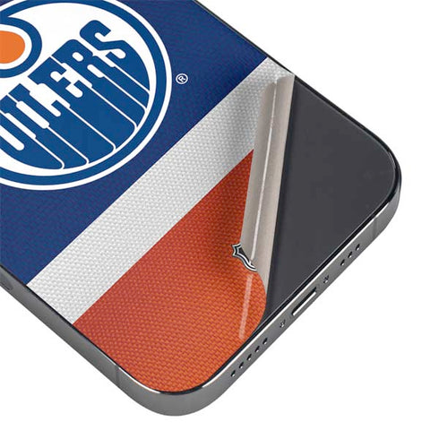 NHL Edmonton Oilers Jersey iPhone 16e Skin