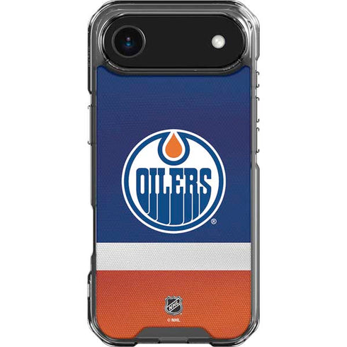 NHL Edmonton Oilers Jersey iPhone 17 Air Clear Case