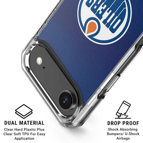 NHL Edmonton Oilers Jersey iPhone 17 Air Clear Case