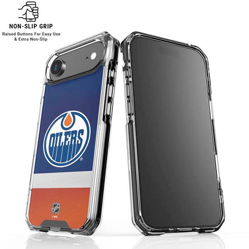 NHL Edmonton Oilers Jersey iPhone 17 Air Clear Case