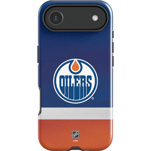 NHL Edmonton Oilers Jersey iPhone 17 Air Impact Case