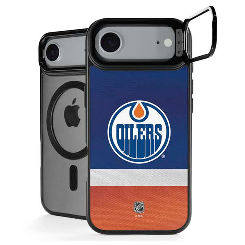 NHL Edmonton Oilers Jersey iPhone 17 Air Kickstand Case