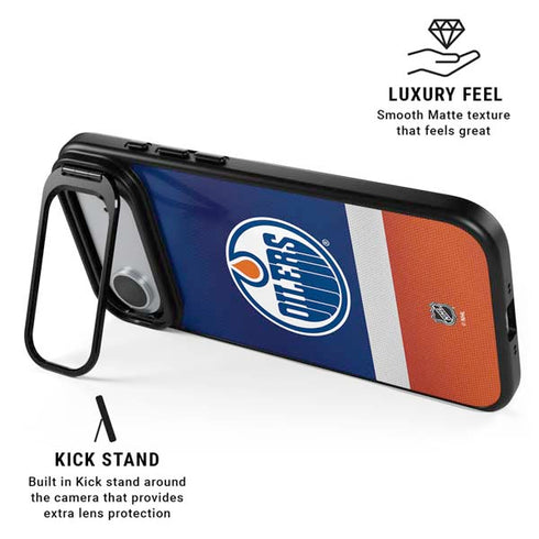 NHL Edmonton Oilers Jersey iPhone 17 Air Kickstand Case