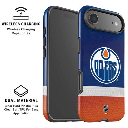 NHL Edmonton Oilers Jersey iPhone 17 Air Magsafe Impact Case