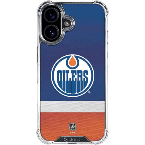 NHL Edmonton Oilers Jersey iPhone 17 Clear Case