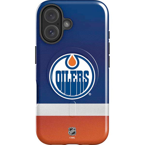 NHL Edmonton Oilers Jersey iPhone 17 Magsafe Impact Case