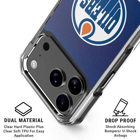 NHL Edmonton Oilers Jersey iPhone 17 Pro Clear Case