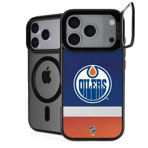 NHL Edmonton Oilers Jersey iPhone 17 Pro Max Kickstand Case