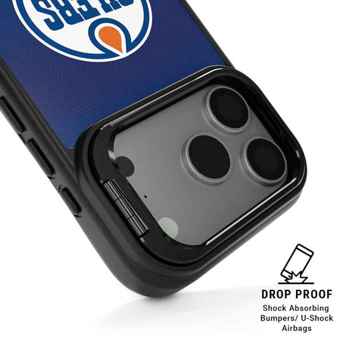 NHL Edmonton Oilers Jersey iPhone 17 Pro Max Kickstand Case