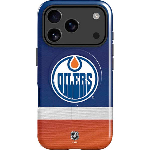 NHL Edmonton Oilers Jersey iPhone 17 Pro Max Magsafe Impact Case