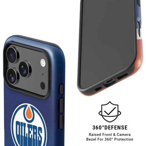 NHL Edmonton Oilers Jersey iPhone 17 Pro Max Magsafe Impact Case