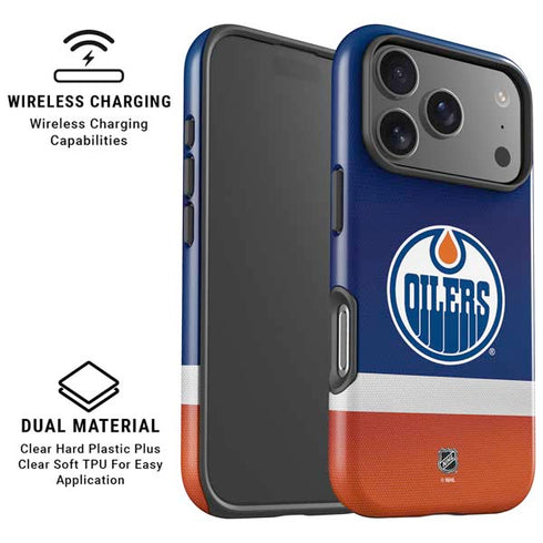 NHL Edmonton Oilers Jersey iPhone 17 Pro Max Magsafe Impact Case