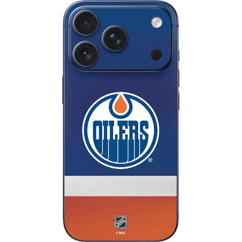NHL Edmonton Oilers Jersey iPhone 17 Pro Skin