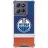 NHL Edmonton Oilers Jersey Moto G 5G (2025) Clear Case