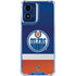 NHL Edmonton Oilers Jersey Moto G 5G (2024) Clear Case