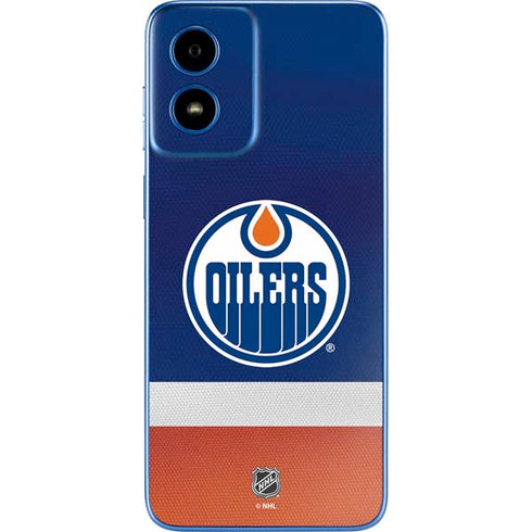 NHL Edmonton Oilers Jersey Moto G Play 4G (2024) Skin