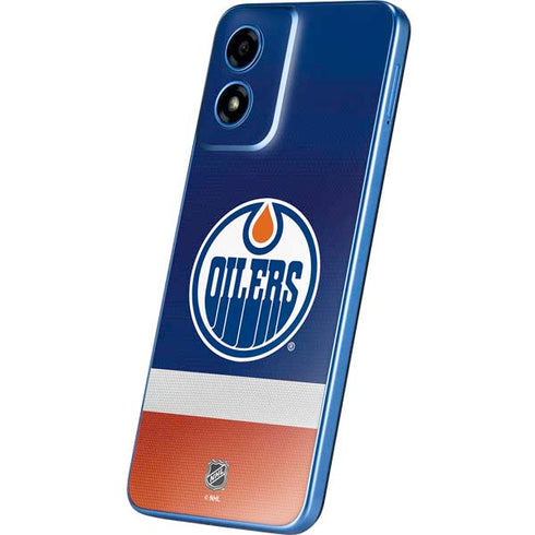 NHL Edmonton Oilers Jersey Moto G Play 4G (2024) Skin