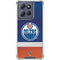 NHL Edmonton Oilers Jersey Moto G Play 5G (2025) Clear Case
