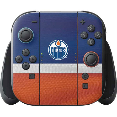 NHL Edmonton Oilers Jersey Nintendo Switch 2 (2025) with Joy-Con Skin