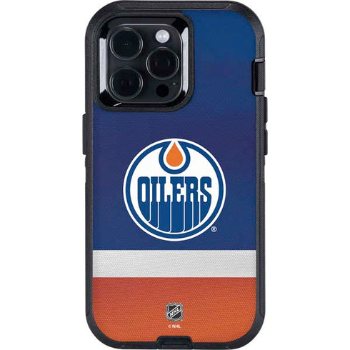 NHL Edmonton Oilers Jersey Otterbox Defender iPhone Skin