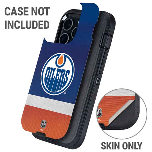 NHL Edmonton Oilers Jersey Otterbox Defender iPhone Skin