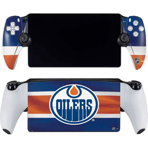 NHL Edmonton Oilers Jersey PlayStation Portal Remote Player Skin