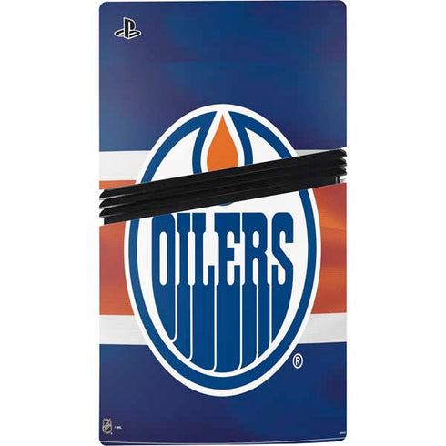 NHL Edmonton Oilers Jersey PS5 Pro Console Skin