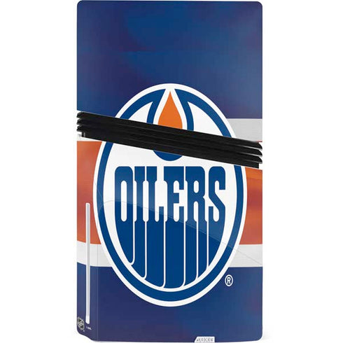 NHL Edmonton Oilers Jersey PS5 Pro Disk Console Skin